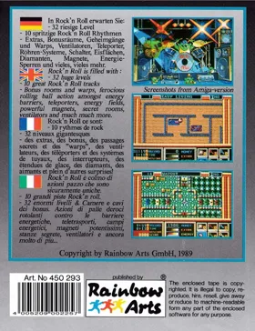 Rock 'N Roll (UK) (2 faces) (1989) (Trainer) box cover back
